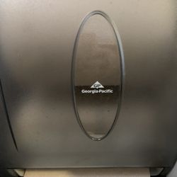 GEORGIA PACIFIC Hygienic Push-Paddle Hardwound Paper Towel Dispenser Gra... 