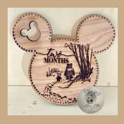 Custom Winnie The Pooh Baby Milestones 