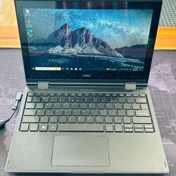 Acer TravelMate Convertible Laptop Touchscreen Intel Celeron 4GB 128GB SSD