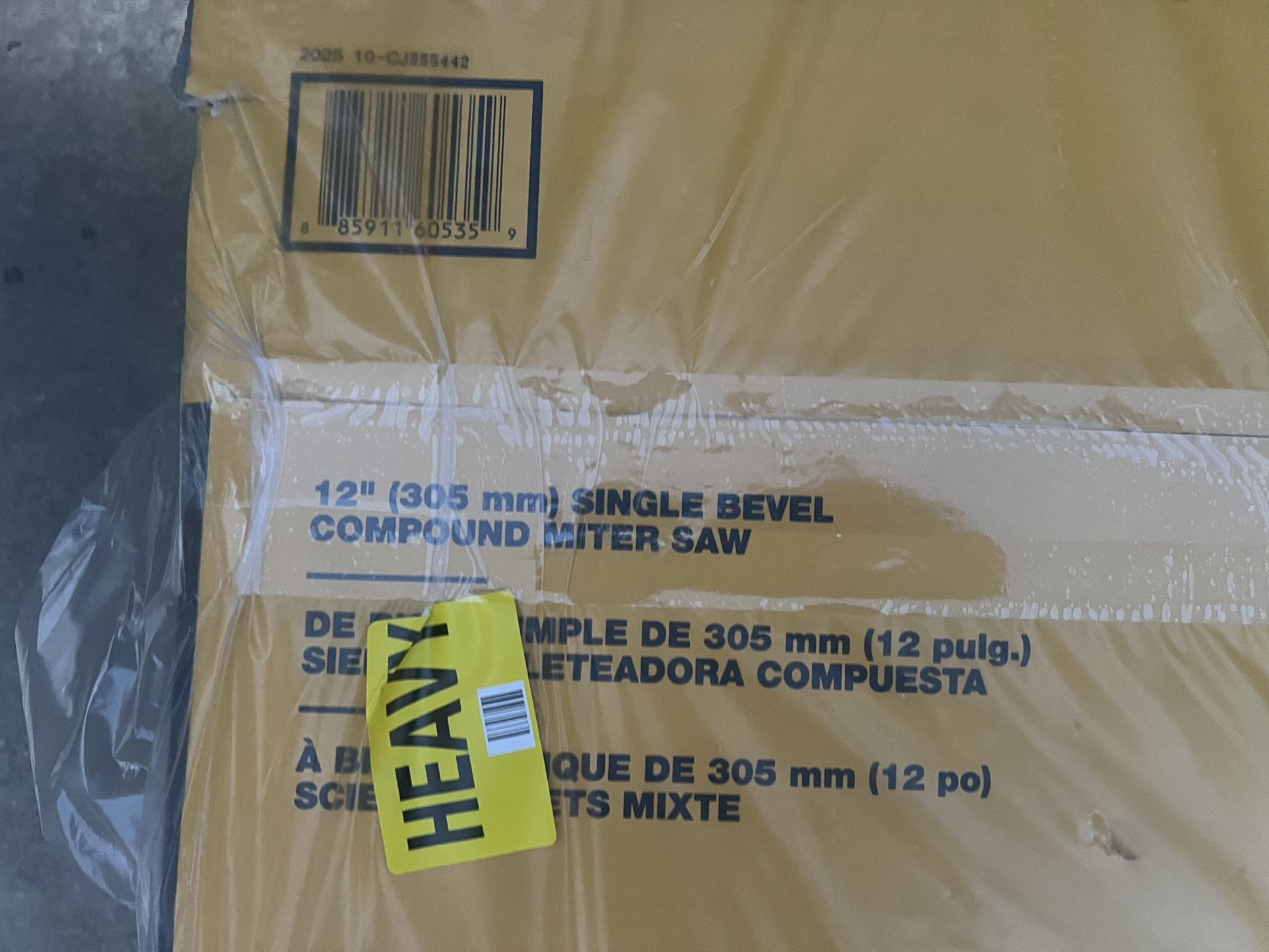 DEWALT 12 Inch Miter Saw, 15 Amp, Single Bevel, Compound (DWS715)