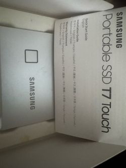 Samsung portable SSD T7 touch 500 gb