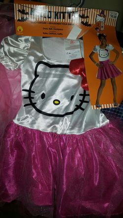 Girls Hello kitty costume