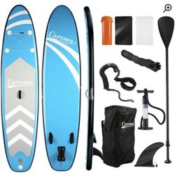 Stand Up Paddle Board Non-Slip Deck with Premium sup Accessories & Backpack, Leash, Paddle and Hand Pump for Youth Adults Beginner Inflatable