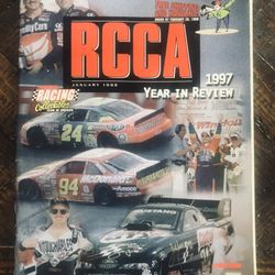 Vintage NASCAR RCCA Racing Collectibles 1997 Year In Review Magazine GC