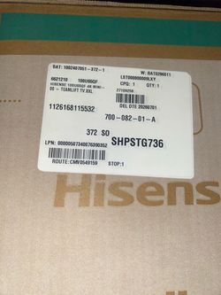 Hisense 100”  inch class U6 4k brand new never opened