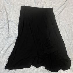 Chicos Black Maxi Skirt. Plus Size 2 