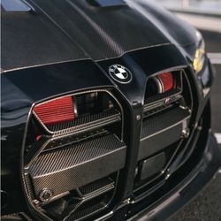 CSL Style Carbon Fiber Front Grilles - BMW G80 M3 & G82/G83 M4
