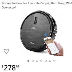 ECOVACS DEEBOT N79 Robotic Vacuum Cleaner with Strong Suction, for Low-pile Carpet, Hard floor, Wi-Fi Connected