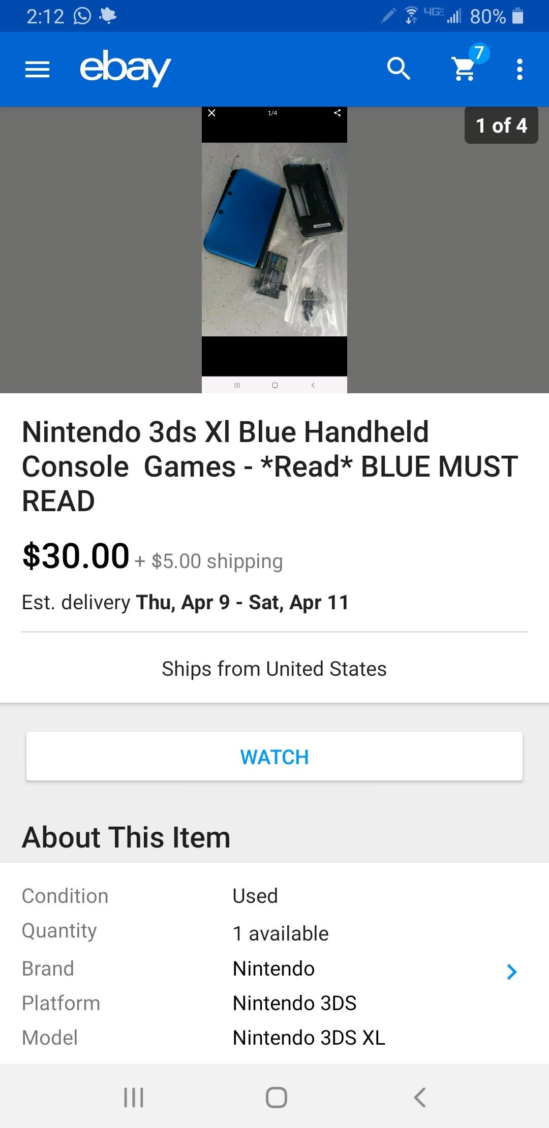 Nintendo 3ds xl ...READ DESCRIPTION