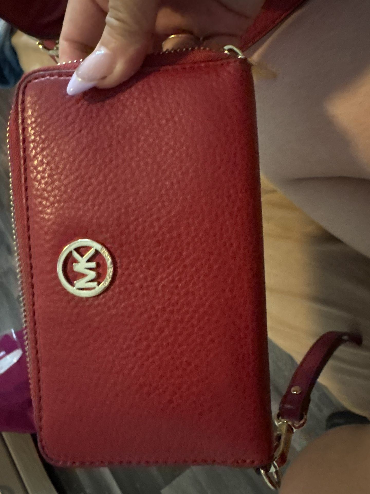 Red MK Bag Set