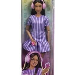 New Autistic Barbie Fashionistas Doll #245 Purple  Autism Barbie Free Shipping