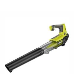 RYOBI ONE+ 18V 100 MPH 280 CFM Cordless Battery Variable-Speed Jet Fan Leaf Blower (Tool Only)