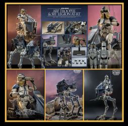 1/6 Hot Toys 501st AT-RT ARF Trooper Star Wars The Clone Wars TMS091 figure
