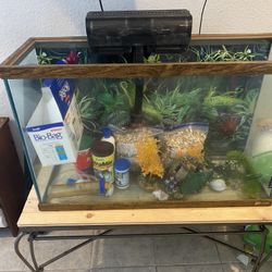 44 Gal. Aquarium Full Setup 