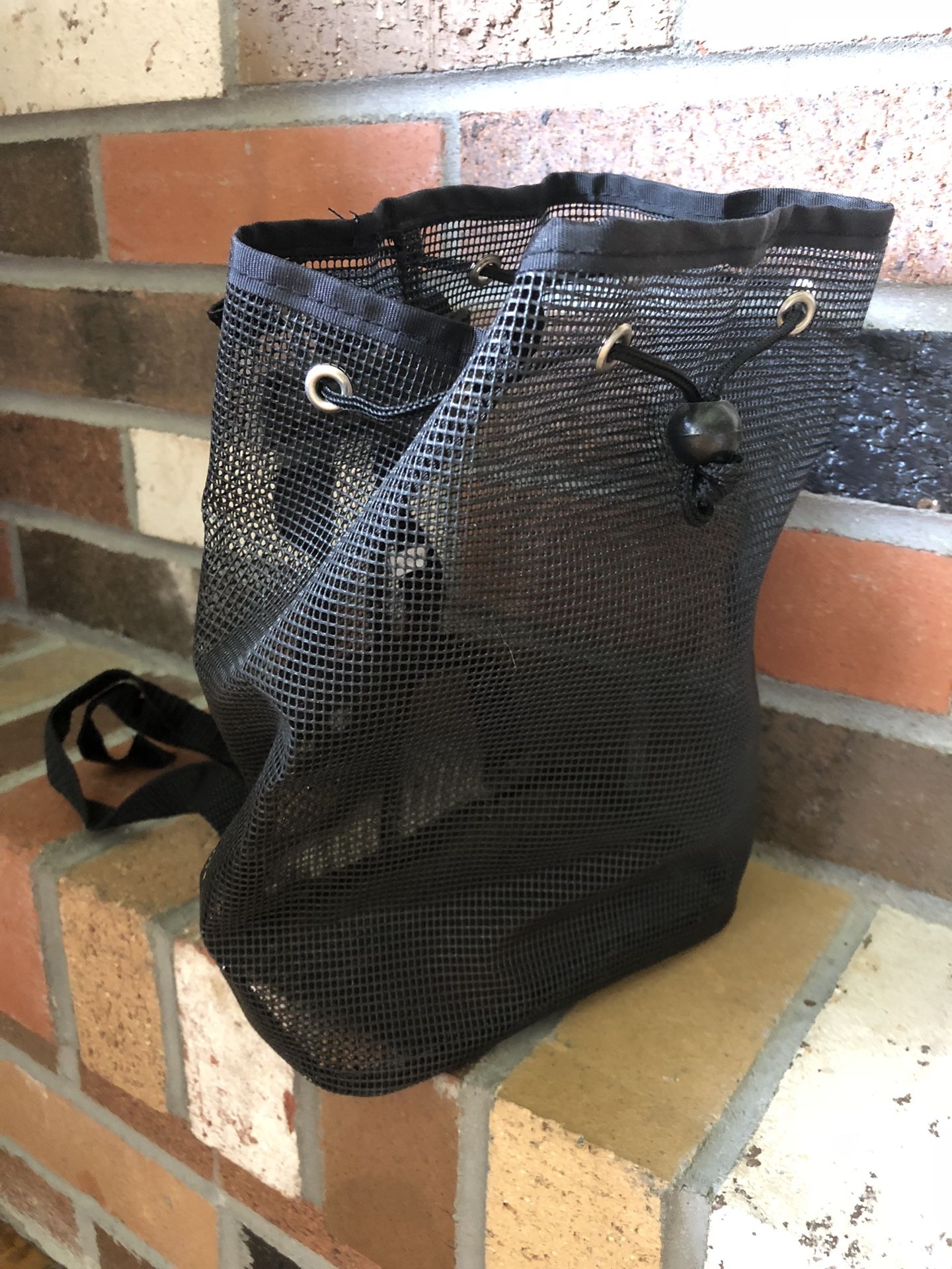 NEW Black Mesh BackPack Purse - perfect for the beach or pool! :)