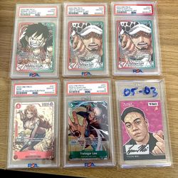 One Piece PSA Slabs DS