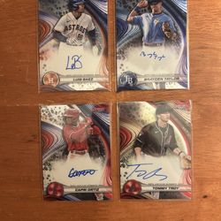 4- 2024 Bowman’s Best Baseball Autos 