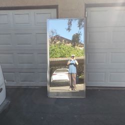 75x3 Ft It's A Little Over 6 Ft They Used To Be Closet Doors There's Two