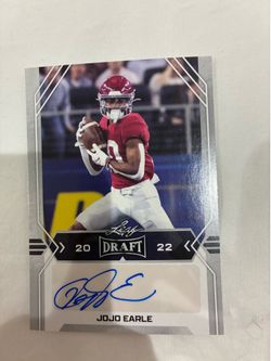 Jojo Earle Autographed Football Card