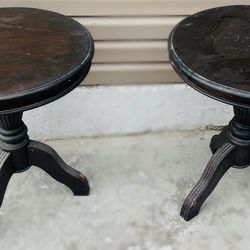 Dark Brown Wood coffee Tables 