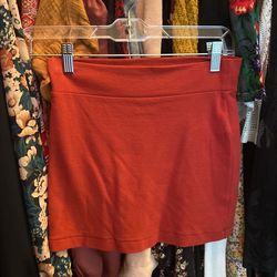 Brick Colored Mini Skirt