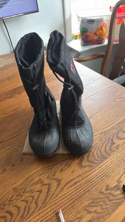 Ozark Trail Men’s Sz 11 Winter Boots Black Insulated Lined Snow Boots
