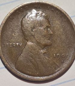 1909 S VDB PENNY