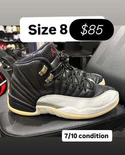 Jordan retro 12s size 8 men