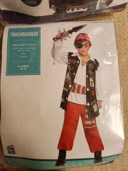 Swashbuckler Pirate Halloween Costume XL 14-16