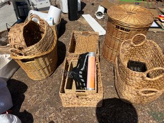 Wicker Storage Baskets