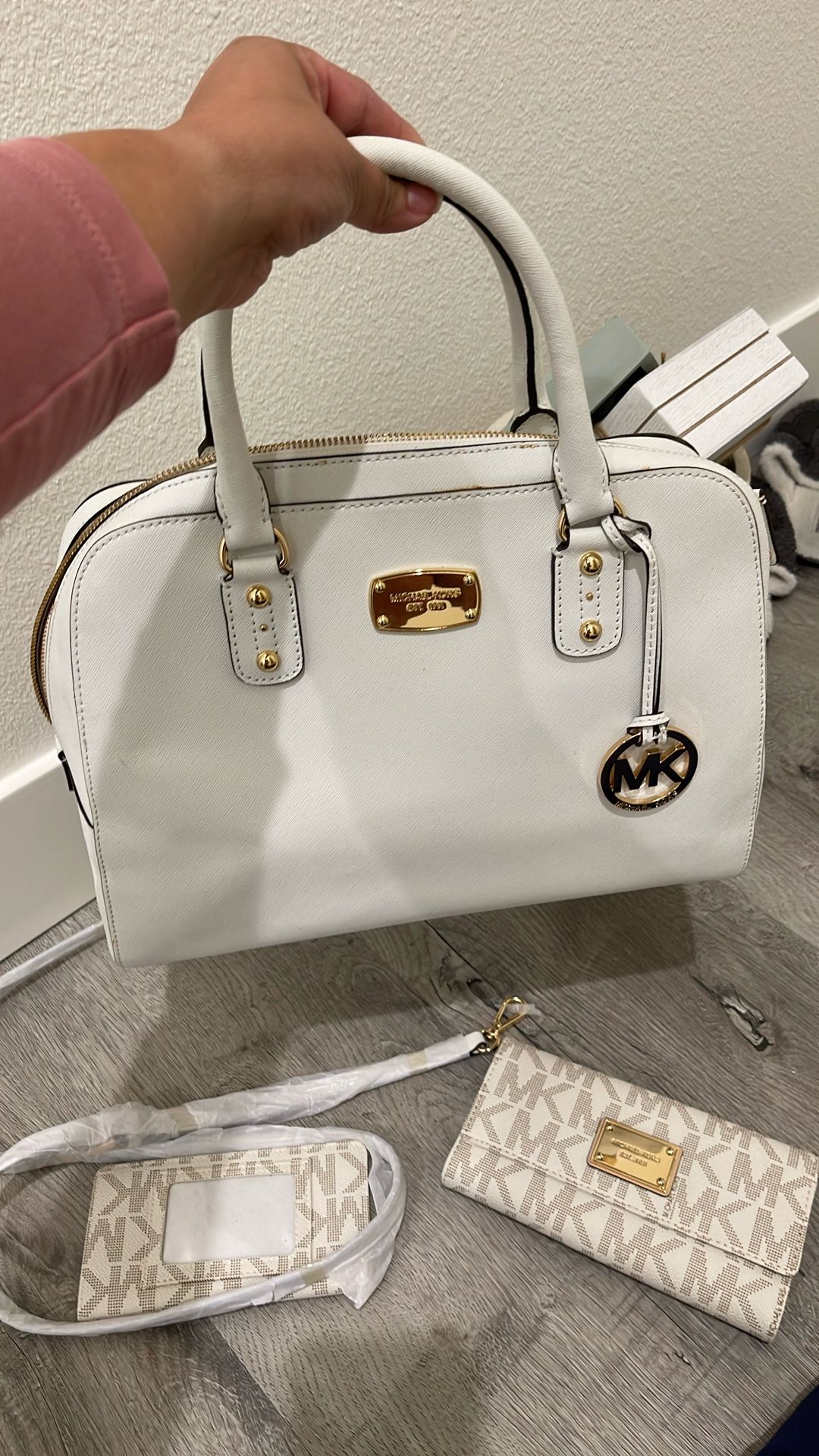 Large Michael Kors Bag And Wallet
