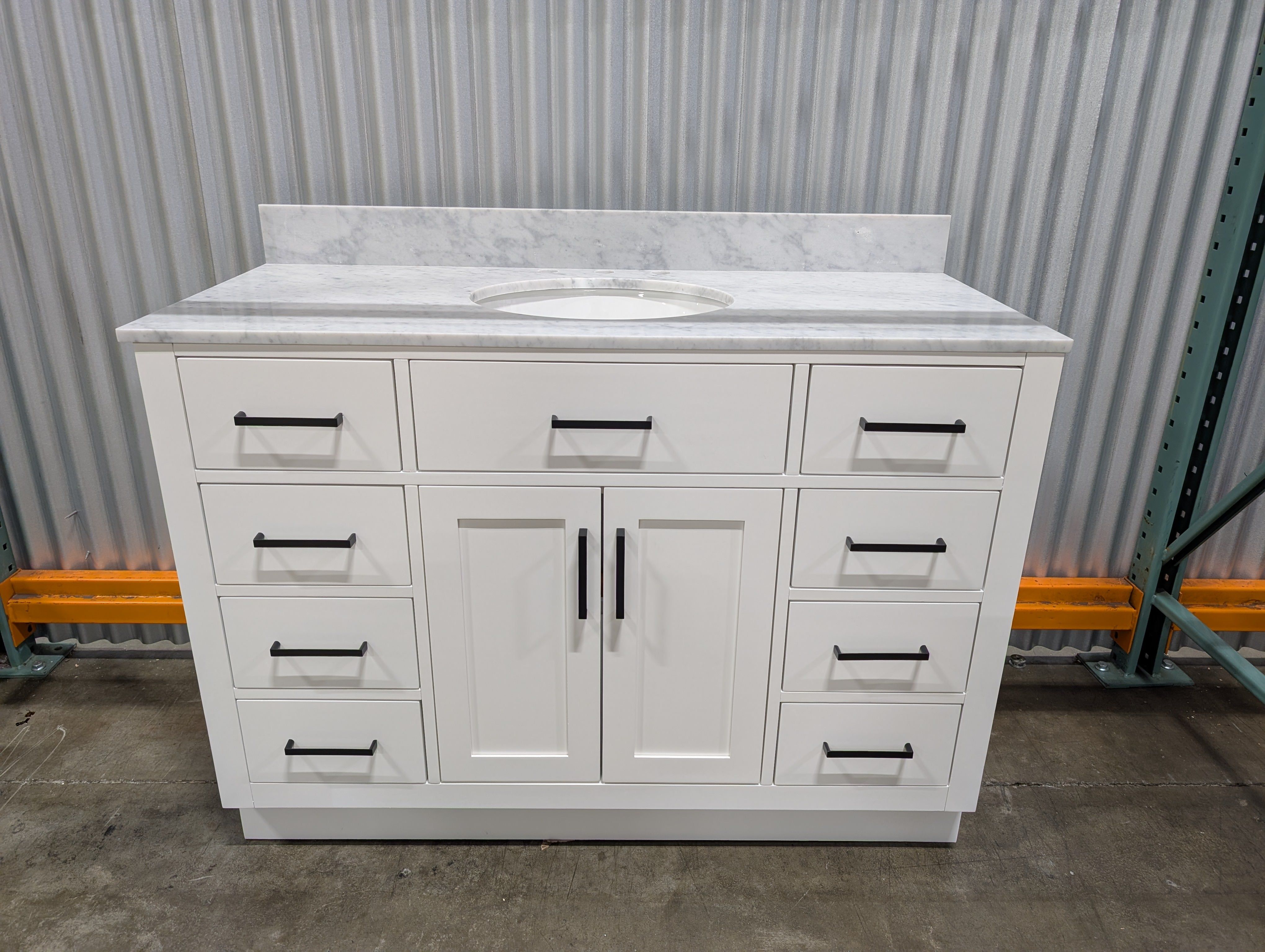 White Marble Top Bathroom Sink