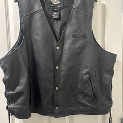 Harley Davidson Tradition Leather Vest 