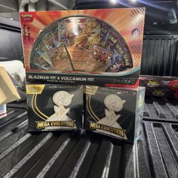 Blaziken Ex Box And Mega Evolution Etb 