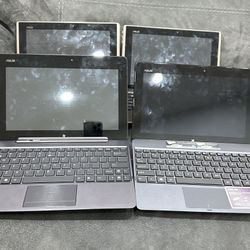 4x different Asus notebooks for parts only