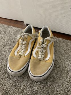 Yellow Old School Vans
