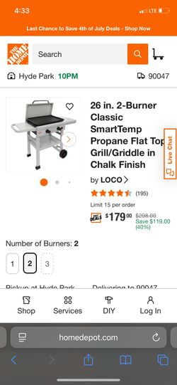 LOCO Griddle New