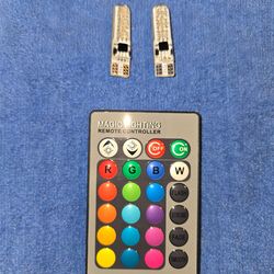 921/912 RBG led bulbs w/ remote