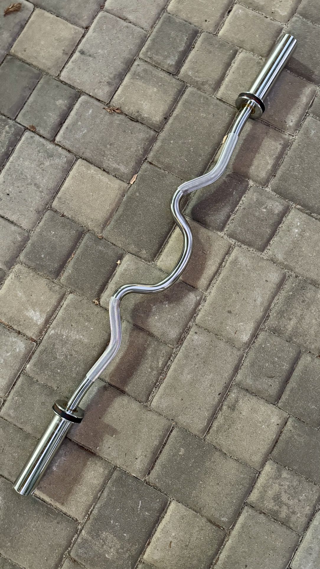48" Olympic Sunny Health And Fitness Super Curl Barbell