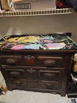 2 vintage dressers ot same size but similar. Make offer