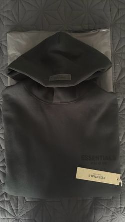New Essentials black hoodie Medium