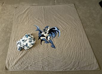 Pottery Barn Batman Quilt And Matching Sheets