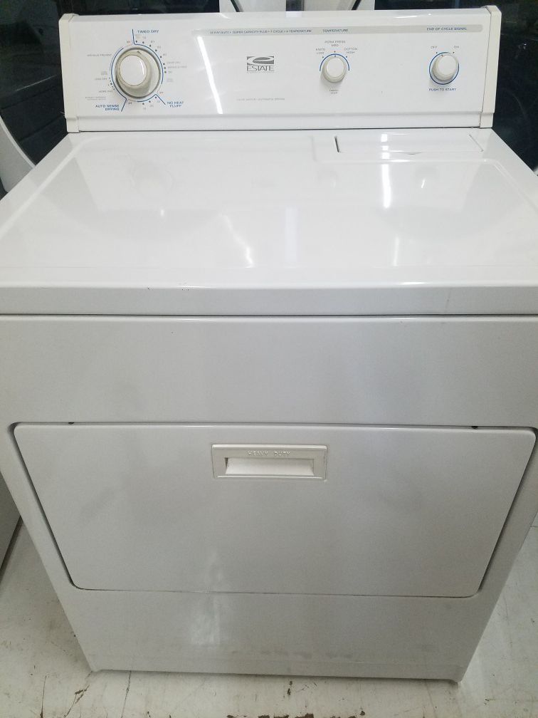 ESTATE BY WHIRLPOOL SUPER CAPACITY PLUS 220V ELECTRIC DRYER (SALE PENDING)