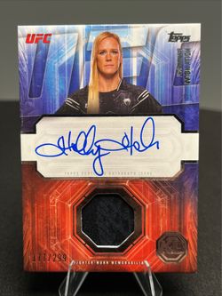 2026 Topps UFC Knockout Holly Holm Knockout Auto Relic /299 #KAR-HH