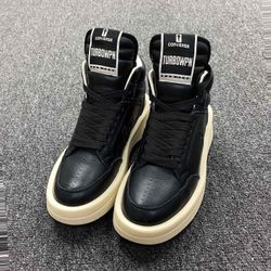 Rick Owens Leather Low Sneakers 15