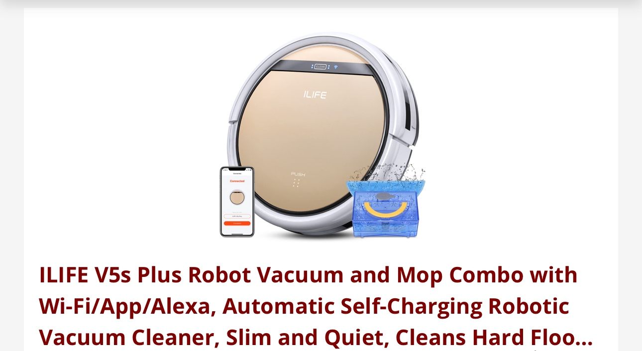 Robot Vacumm And Mopp