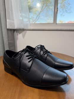 Calvin Klein Men’s Dress Shoes Black Size 10.5 W