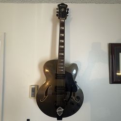 Ibanez Artcore Semi-Hollow Electric Guitar + Hardshell Case – Bigsby Style Trem