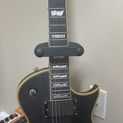ESP LTD EC-1000 Deluxe Electric Guitar – Black Satin w/ EMG Pickups