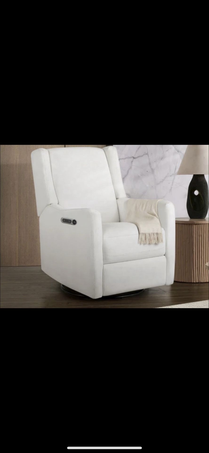 Recliner/ Mercer Electronic Power Recliner/ Chair/ Furniture/ Nursery/ New